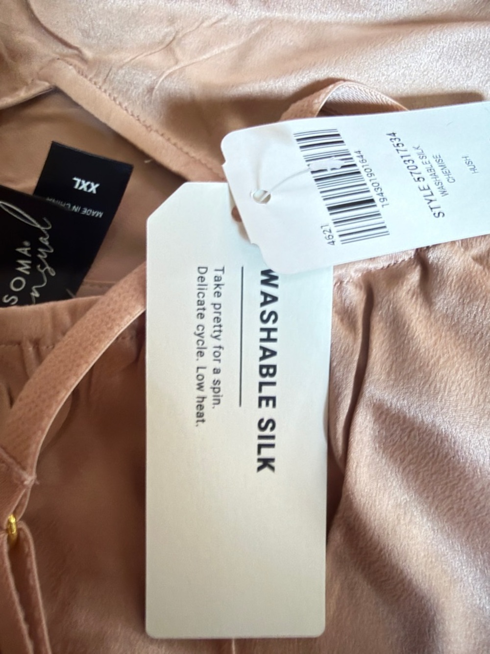 Soma Washable Silk Chemise - Picture 7 of 8